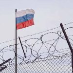 Russian Flag, Barbed Wire