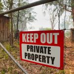 KEEP OUT Private Property Sign