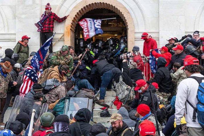 Mob at Capital on January 6