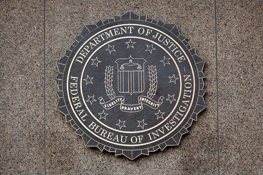 Seal of the Federal Bureau of Investigation (FBI).