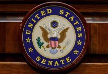 Seal of the United States Senate.