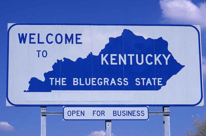 Welcome to Kentucky sign