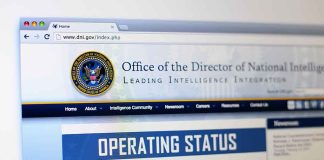 Office of National Intelligence website showing operational status.