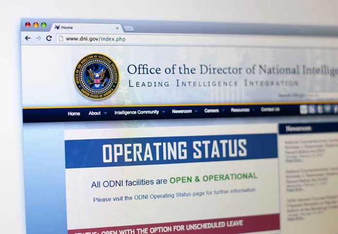 Office of National Intelligence website showing operational status.